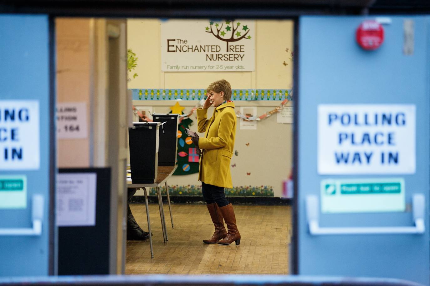 Fotos: La jornada electoral del Reino Unido, en imágenes