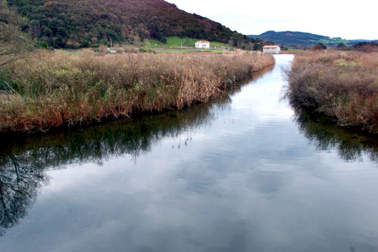 Imagen secundaria 1 - Vista aérea de la marisma del Joyel. Detalle de las marismas de la Victoria. Vista del islote de San Pedruco.