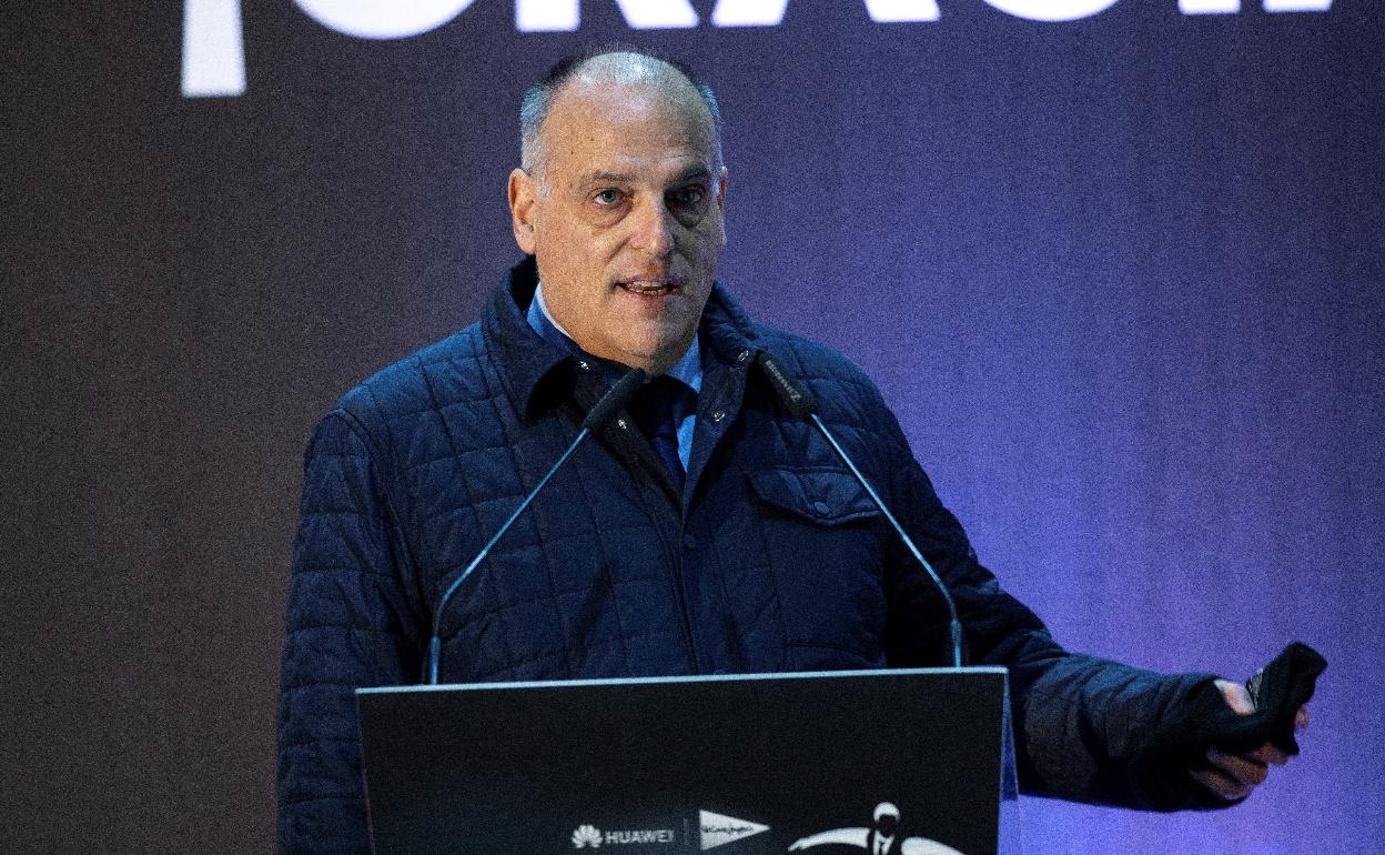 Javier Tebas, proclamado presidente de LaLiga