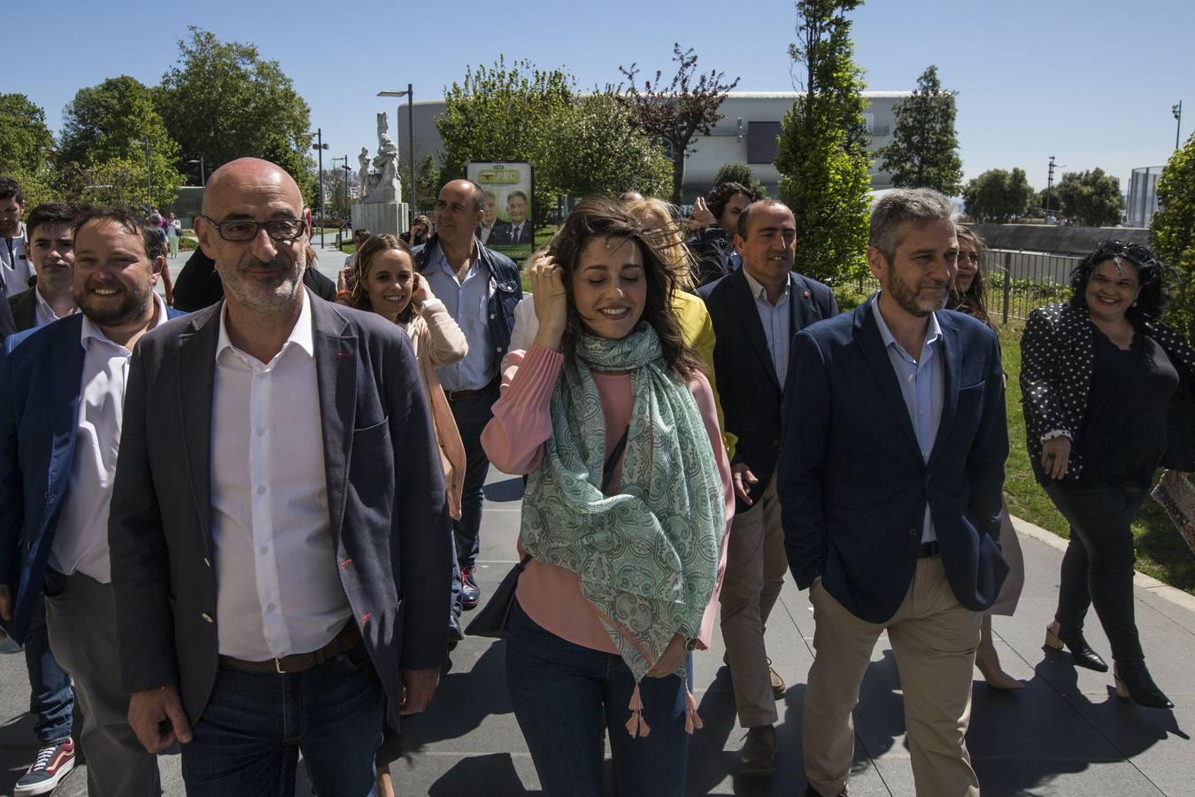 Acto electoral de Ciudadanos de cara a las elecciones del 26 de Mayo en el que participan Inés Arrimadas en mayo de 2019