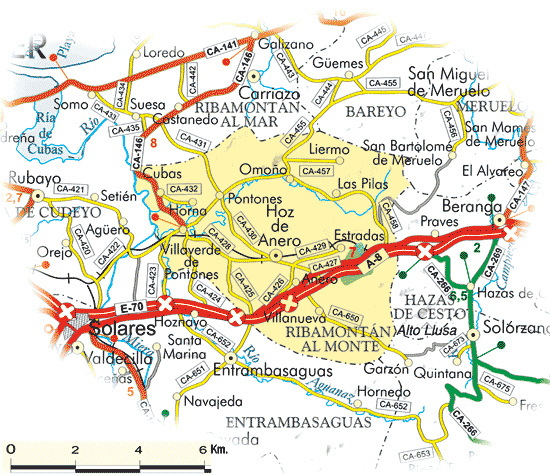 Núcleos de población | Ribamontán al Monte | Cantabria 102 Municipios