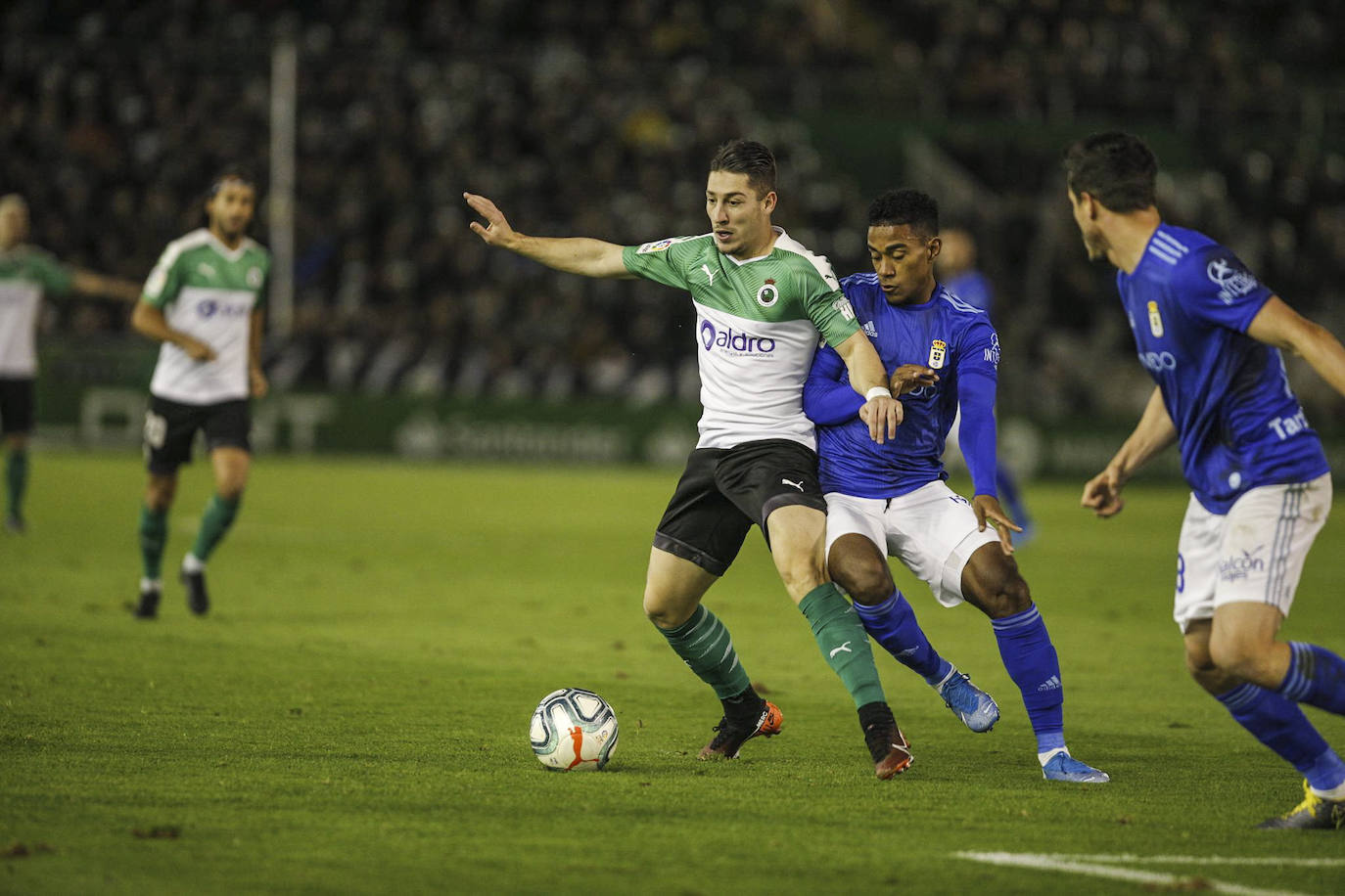 Fotos: Los momentos del Racing-Oviedo