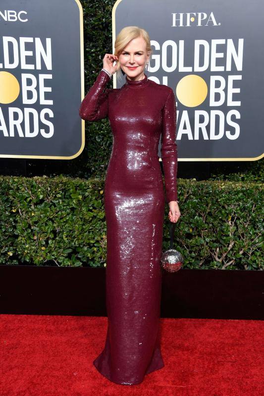 Nicole Kidman, en los Globos de Oro 2019.