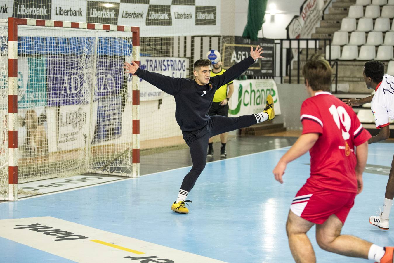 Partido entre la selección cántabra cadete masculina y la de Murcia