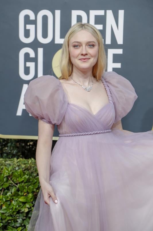 Dakota Fanning en un encantador vestido de Dior