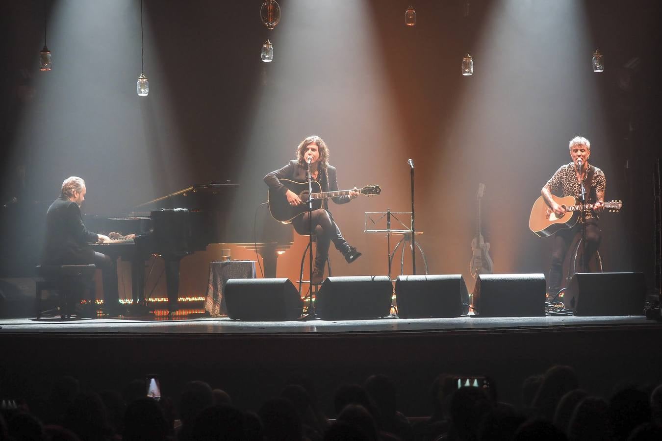 Rulo, durante uno de los dos conciertos ofrecidos este lunes en Reinosa