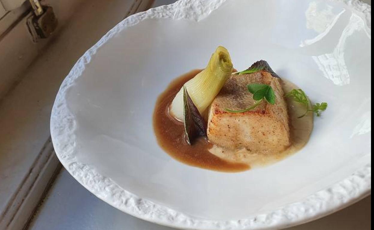 Bacalao con jugo de novilla de La Bien Aparecida.