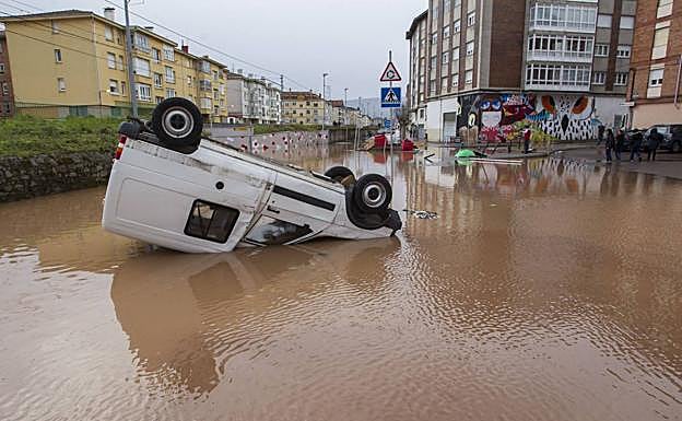 Una de las zonas más afectadas, al día siguiente de los desbordamientos.