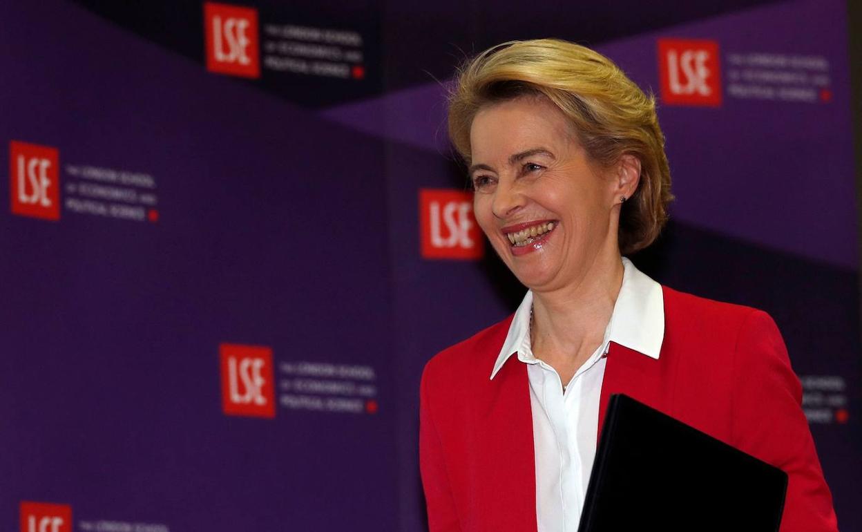 La presidenta de la Comisión Europea, Ursula von der Leyen. 