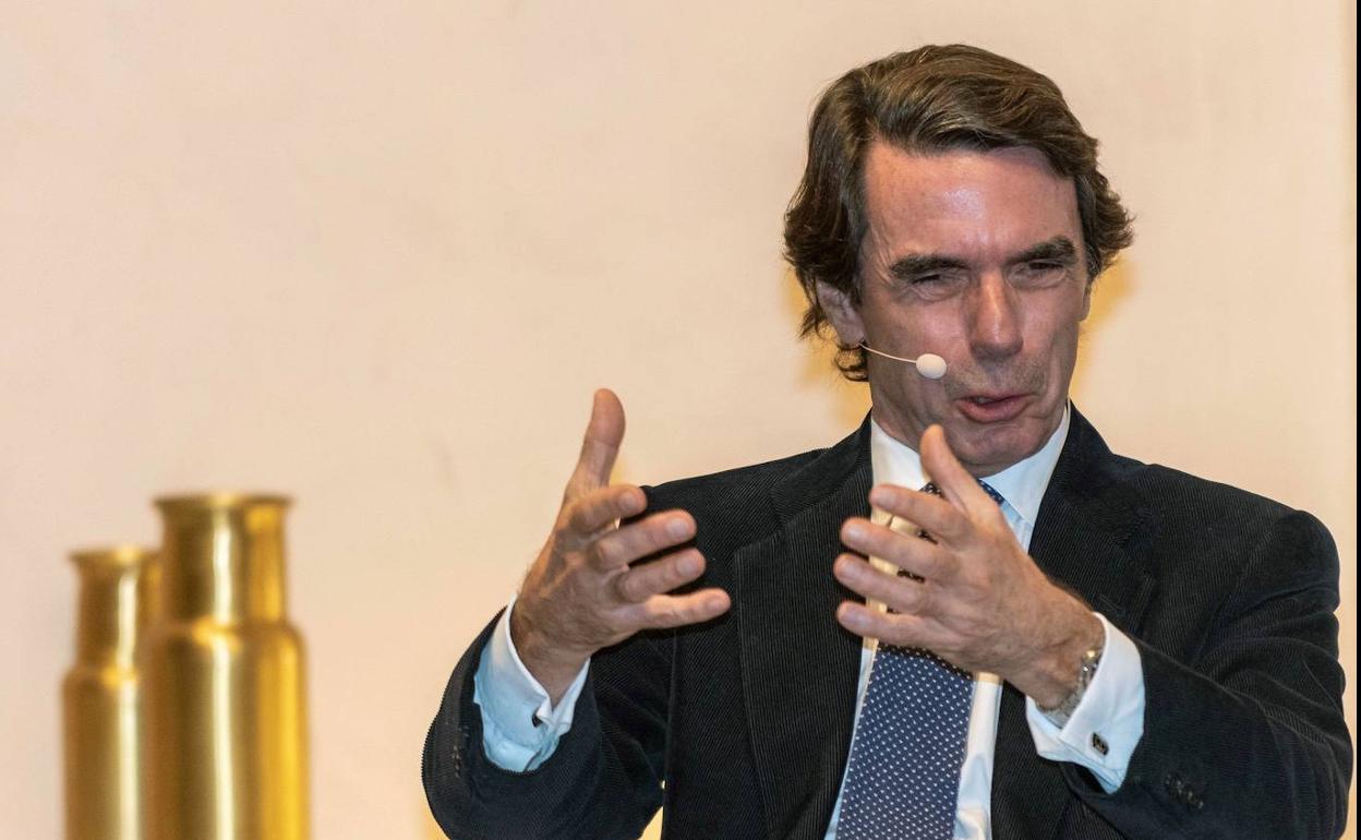 El expresidente del Gobierno José María Aznar. 