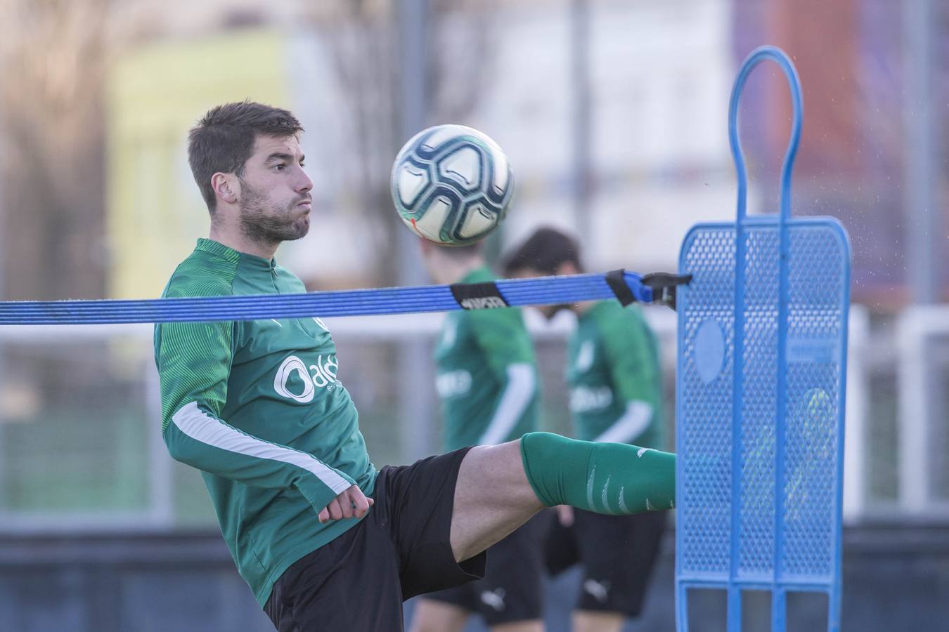 Fotos: Imágenes del entrenamiento del Racing de este sábado