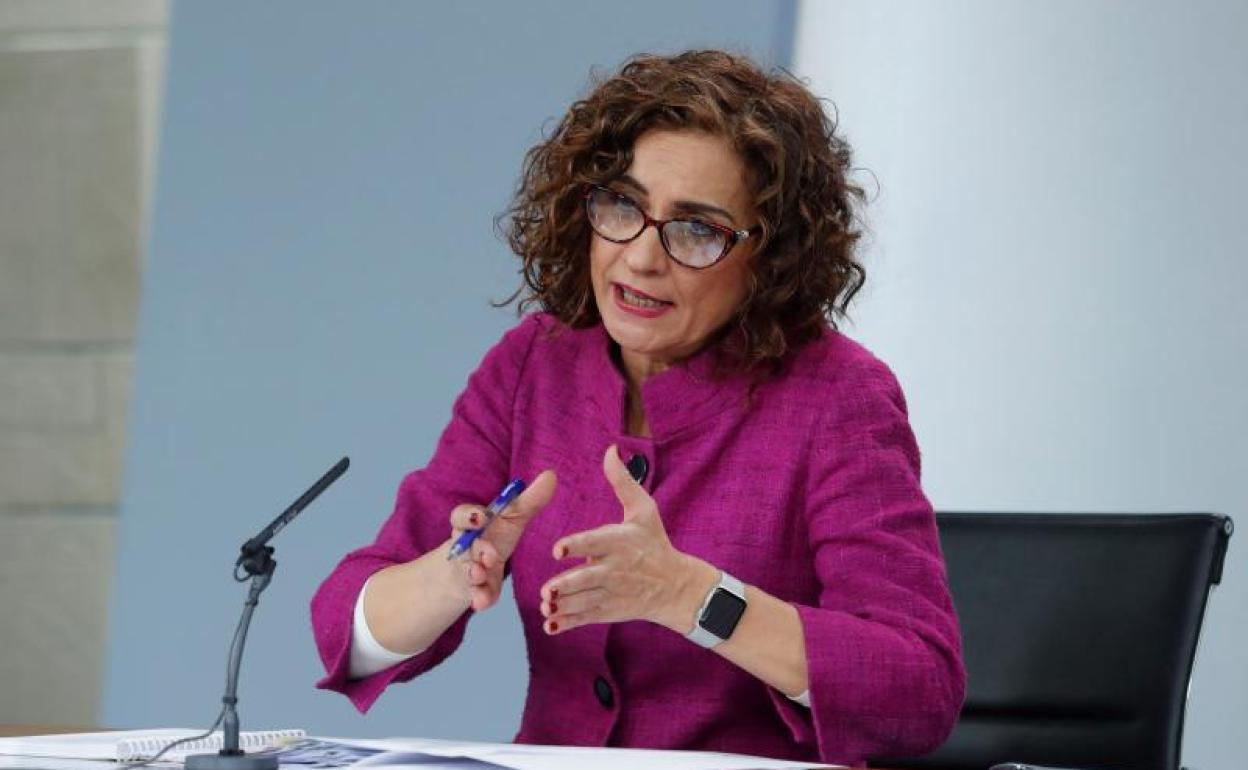 María Jesús Montero, ministra de Hacienda. 