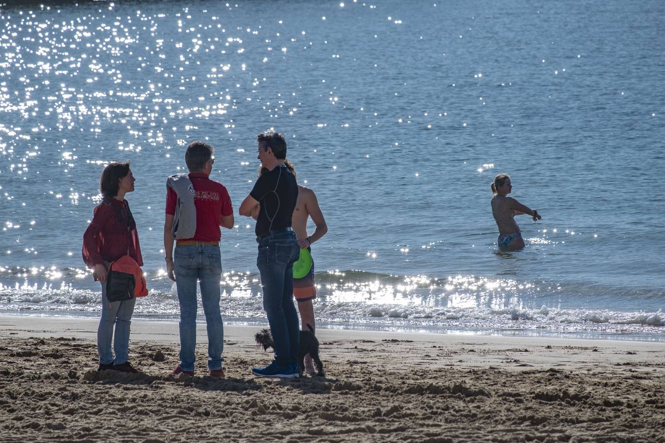 Fotos: Sol y playa en pleno mes de febrero en Cantabria