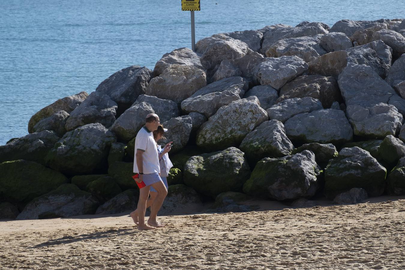 Fotos: Sol y playa en pleno mes de febrero en Cantabria