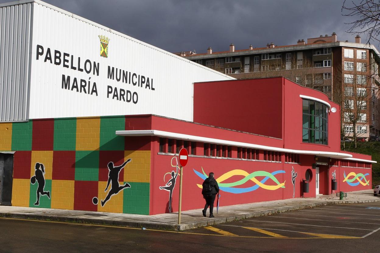 Nueva imagen del pabellón de Nueva Ciudad tras el pintado exterior. 