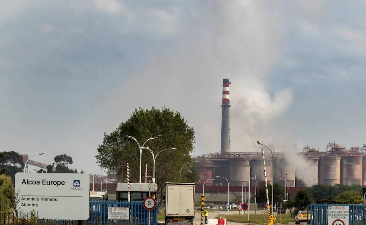 Fábrica de Alcoa en Lugo. 