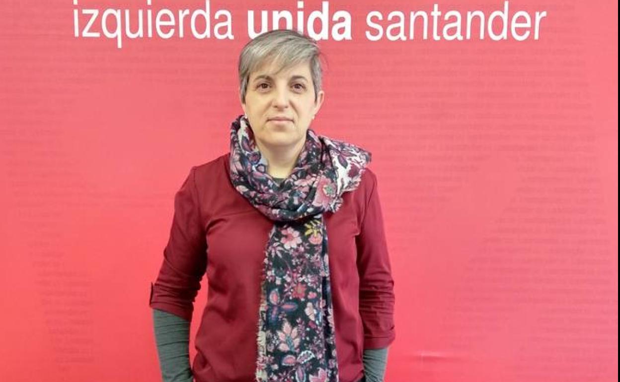 Leticia Martínez, coordinadora autonómica de IU.