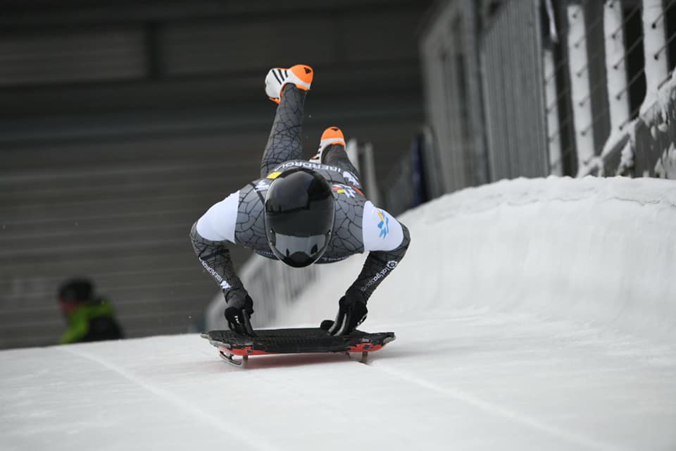 Fotos: Adrián Rodríguez, el castreño que ha conseguido la medalla de plata en el Nacional de Skeleton