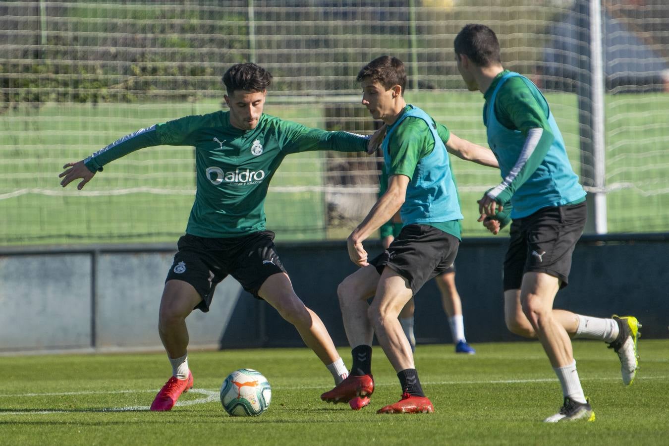 Fotos: Entrenamiento del racing para preparar el partido ante el Málaga