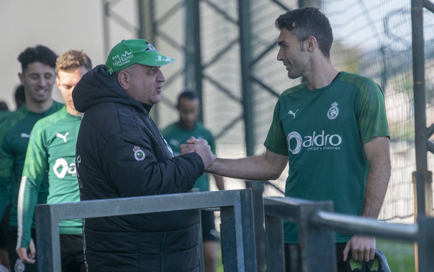 Fotos: Entrenamiento del racing para preparar el partido ante el Málaga