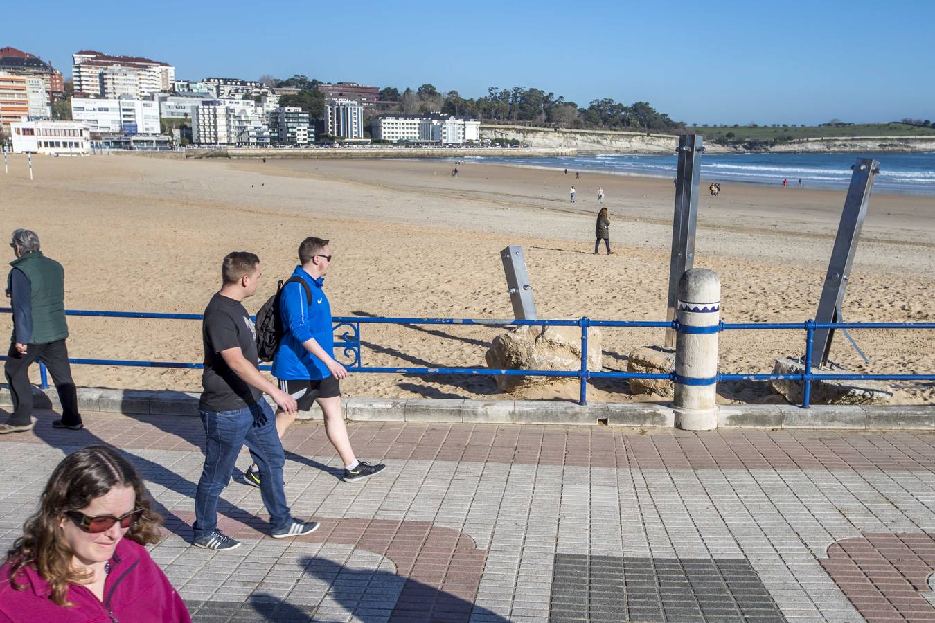 Fotos: La Segunda del Sardinero pierde dos metros de arena por el temporal