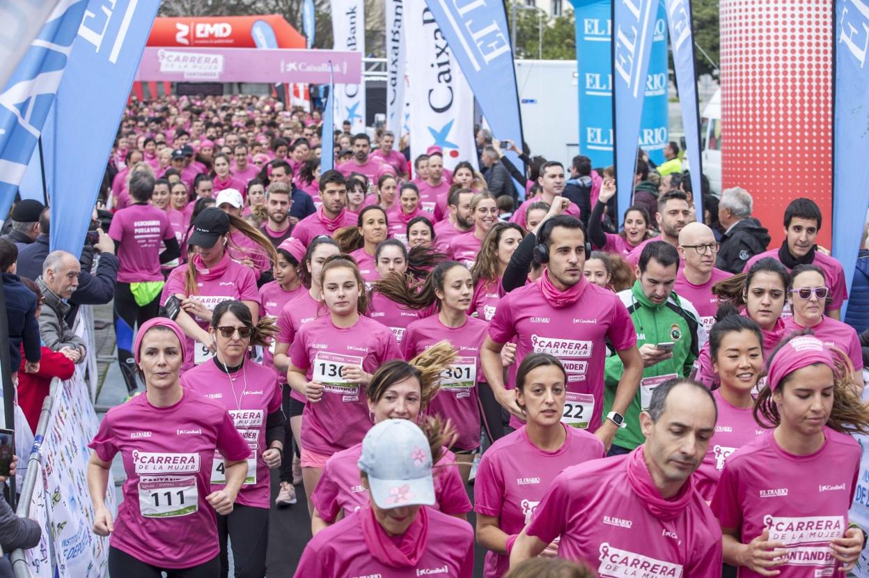 Imagen de la pasada edición de la carrera de la mujer. Roberto Ruiz