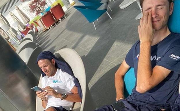 Valverde y Elosegui, en el hotel