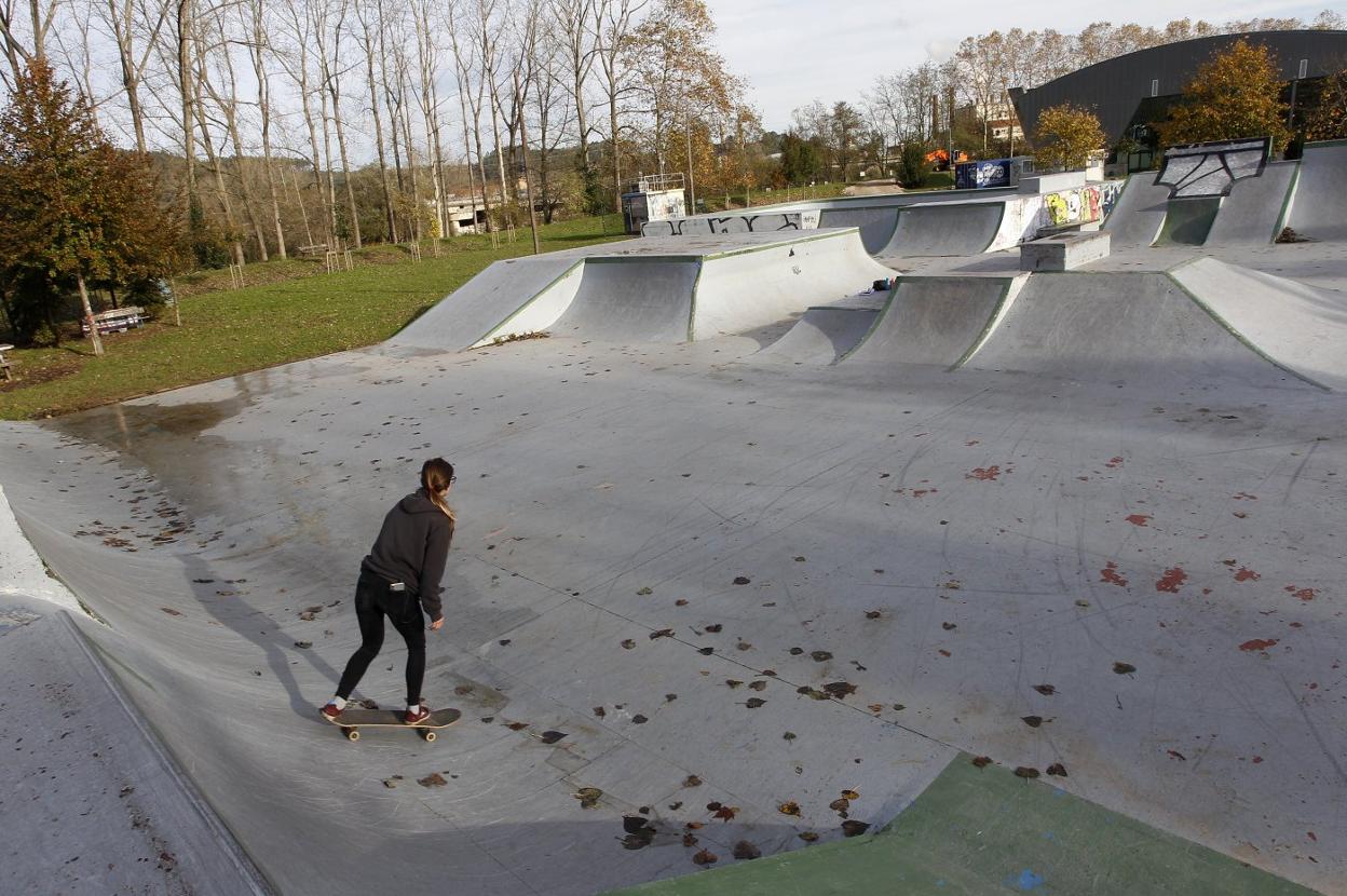 Las pistas de skate se encuentran en la actualidad en la zona de La Lechera junto al pabellón multiusos Sergio García
