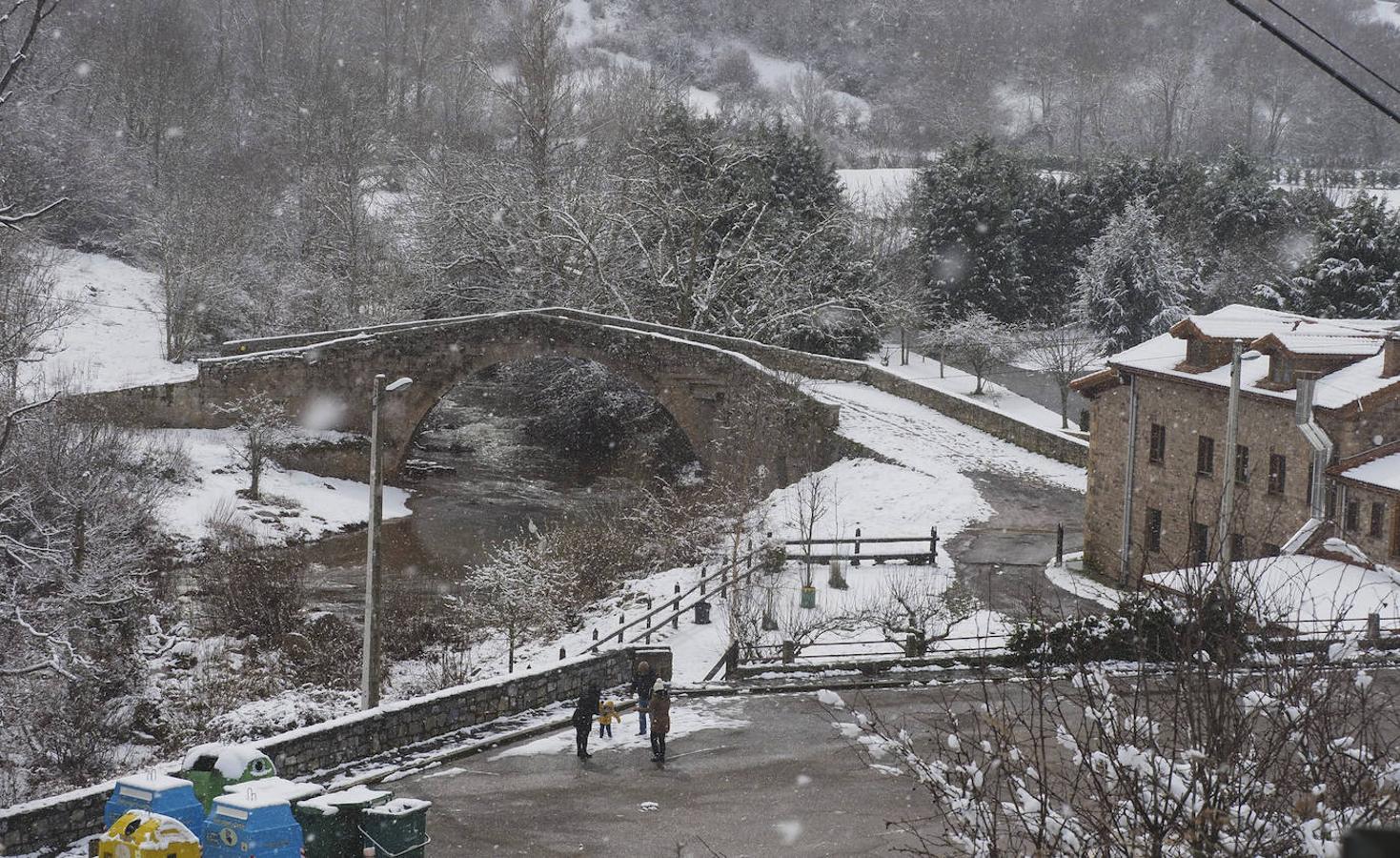 Fotos: Llega la nieve al sur de Cantabria