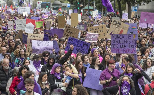 Imagen. La manifestación se prolongó durante más de dos horas