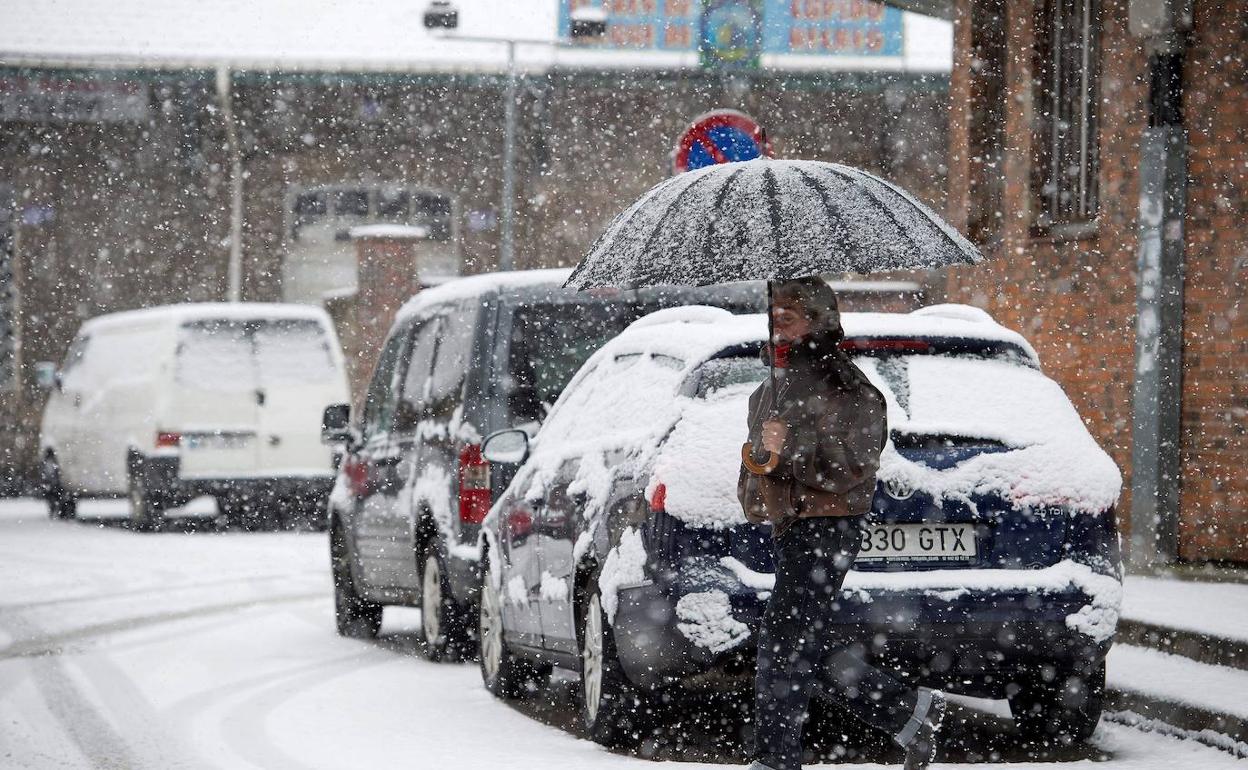 Reinosa hace un mes.