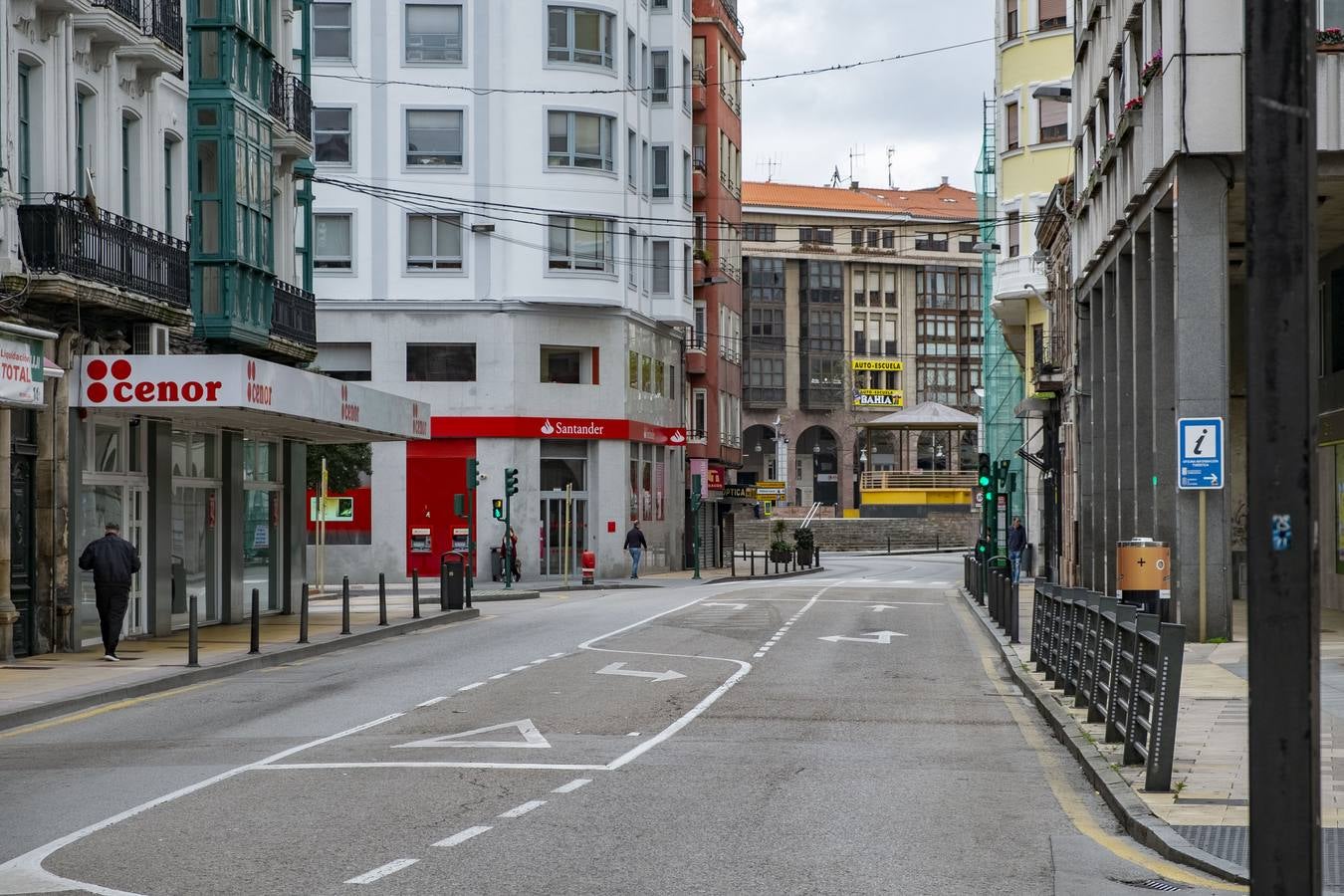 Calle Jisé María de Pereda en Torrelavega