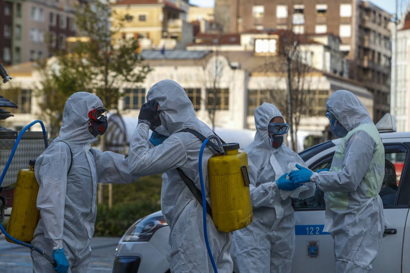 El Ministerio de Defensa desplaza a la región a 97 militares y 30 vehículos para tareas de vigilancia, concienciación ciudadana y desinfección en la lucha contra la pandemia