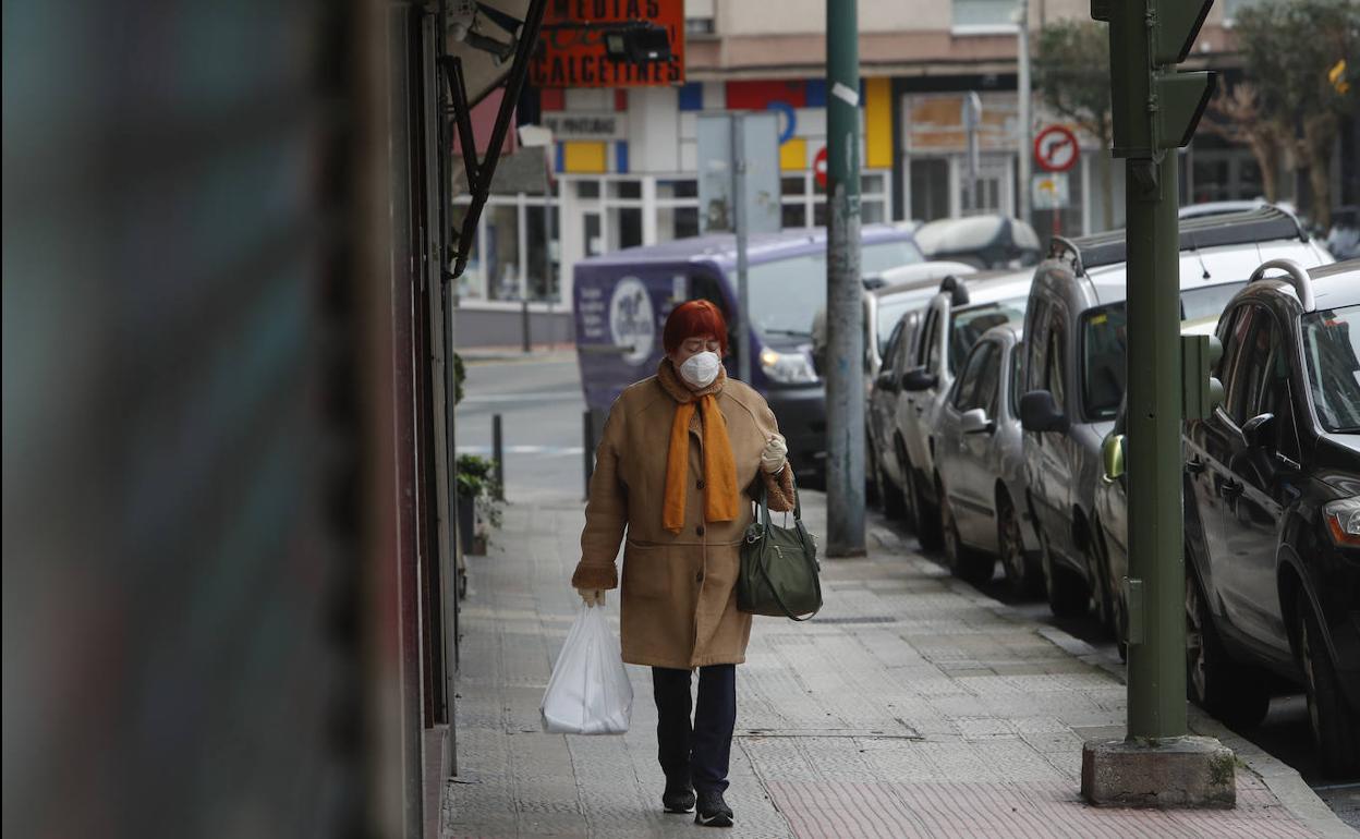 Imagen de hoy, en Santander.