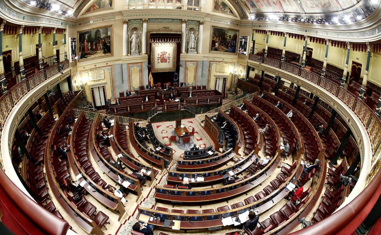 Imagen del pleno del Congreso de este miércoles. 