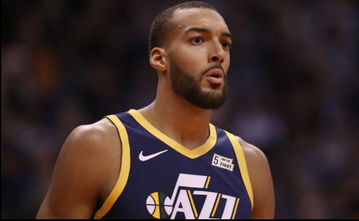 El francés Rudy Gobert, primer positivo por coronavirus en la NBA. 