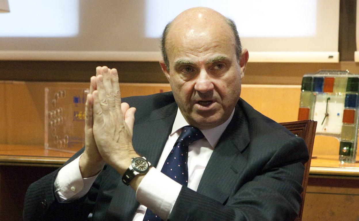 El vicepresidente del Banco Central Europeo (BCE), Luis de Guindos