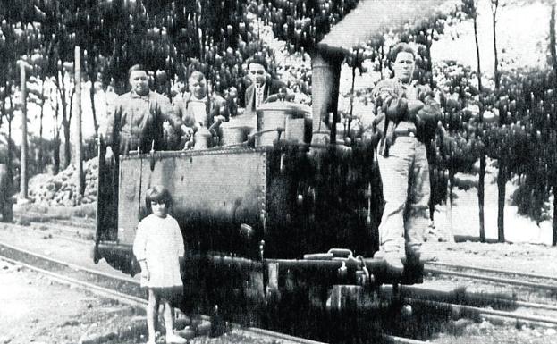 Transporete en ferrocarril, para la mina de AZSA en Reocín.