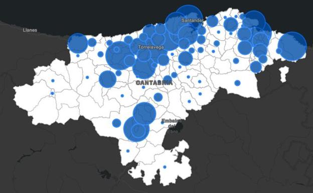 Consulta los casos de coronavirus en Cantabria por municipios