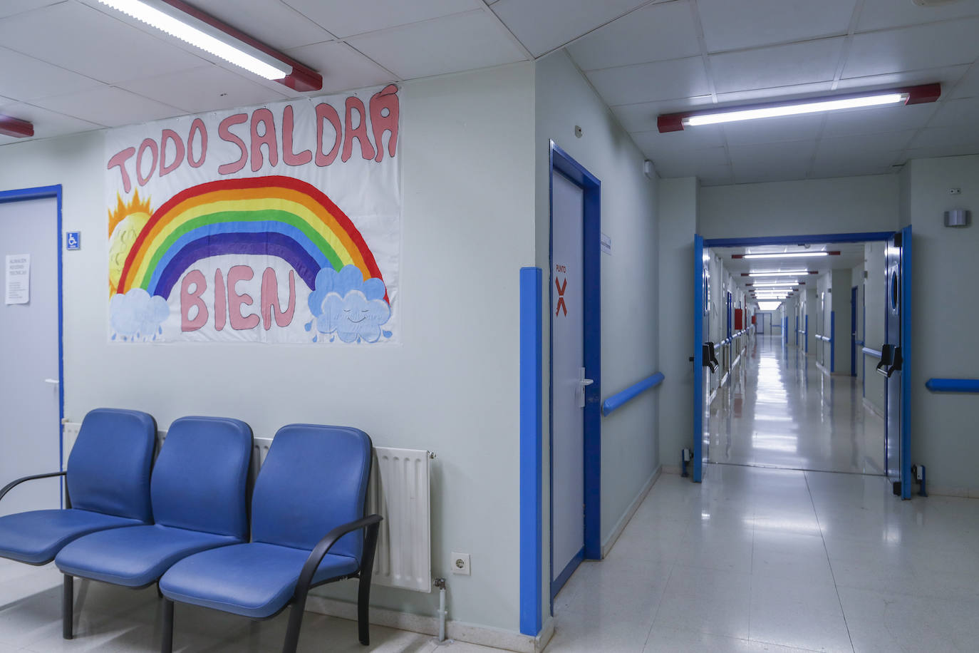 La salida de los pacientes de Psiquiatría deja al hospital íntegramente preparado para tratar a casos contagiados que se deriven desde Valdecilla