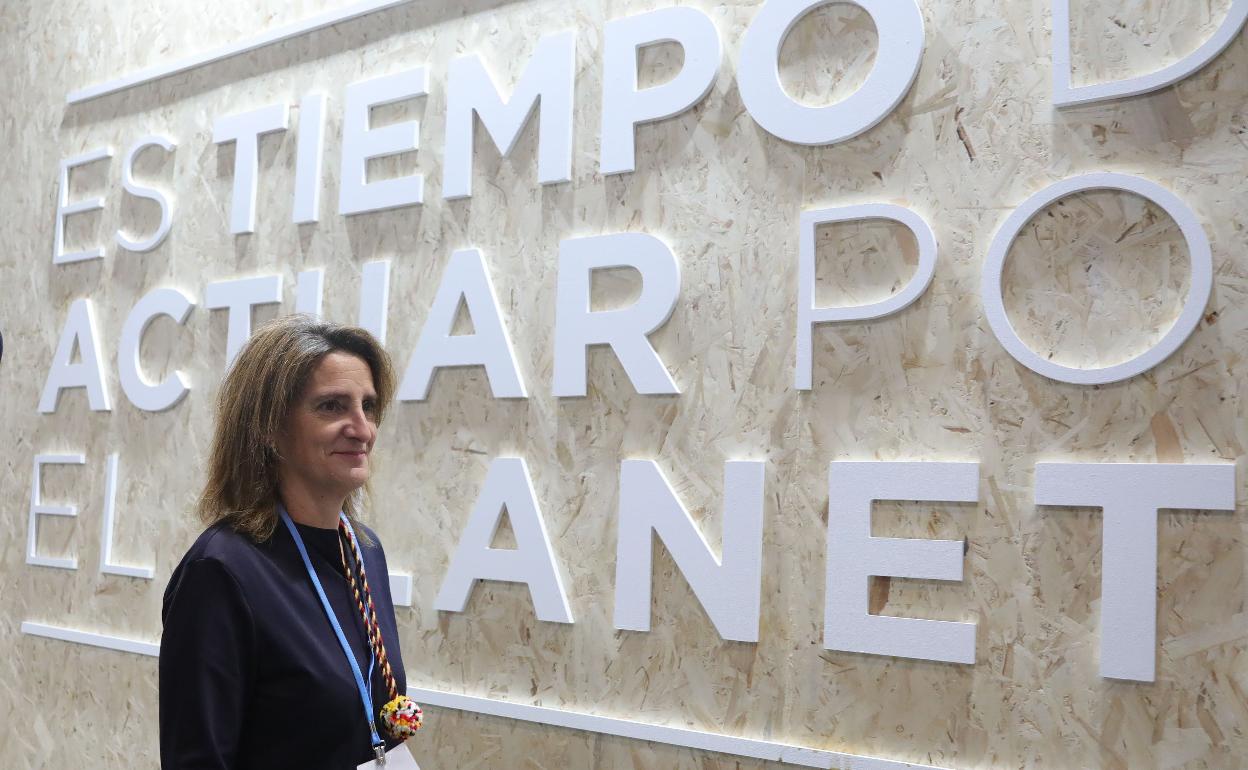 Teresa Ribero en la pasada Cumbre del Clima. 