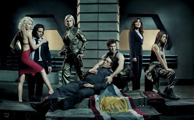 Imagen promocional de 'Battlestar Galactica'.