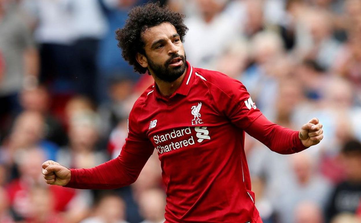 Mohamed Salah, delantero egipcio del Liverpool. 