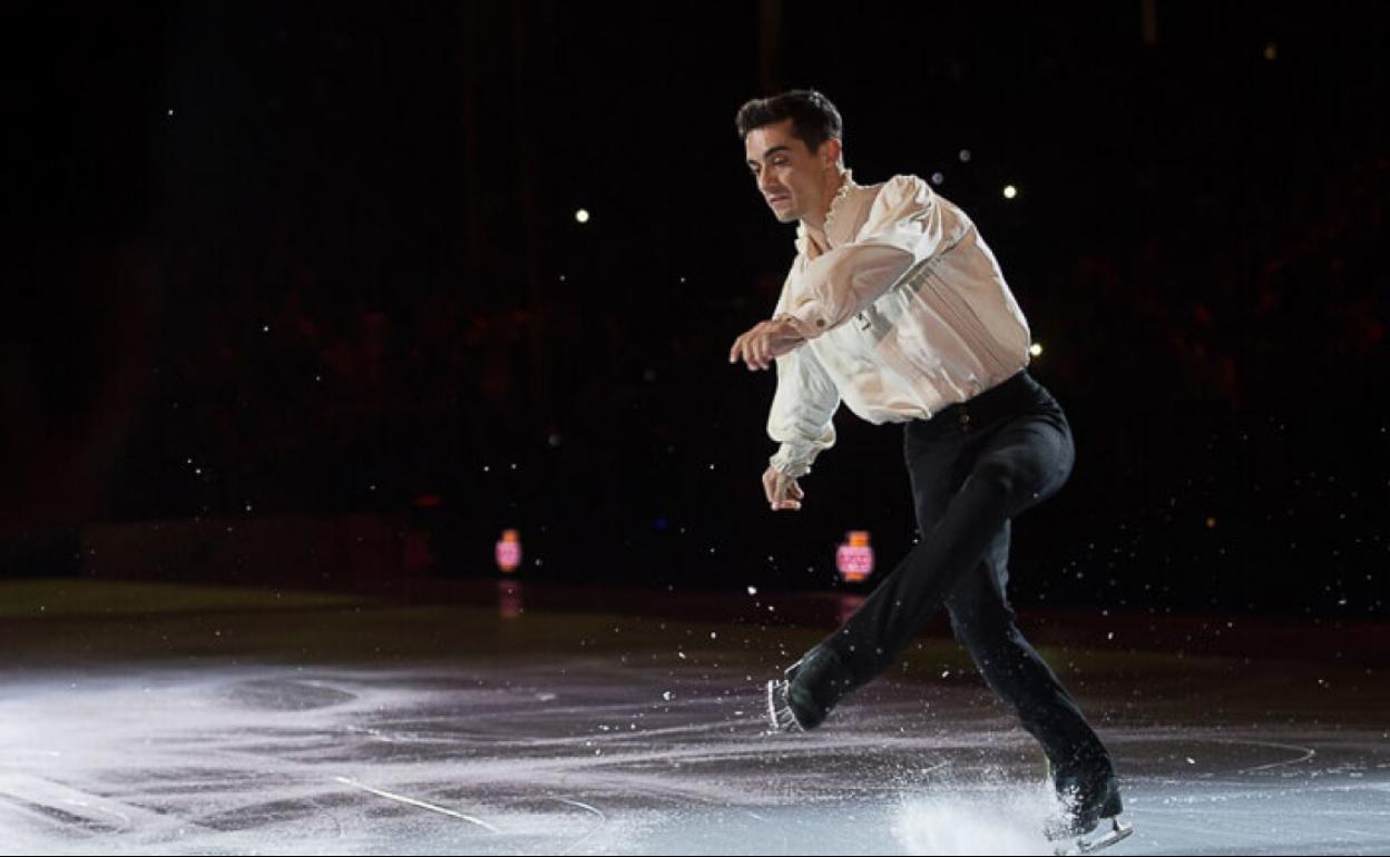 Javier Fernández, en su espectáculo Revolution on ice. 