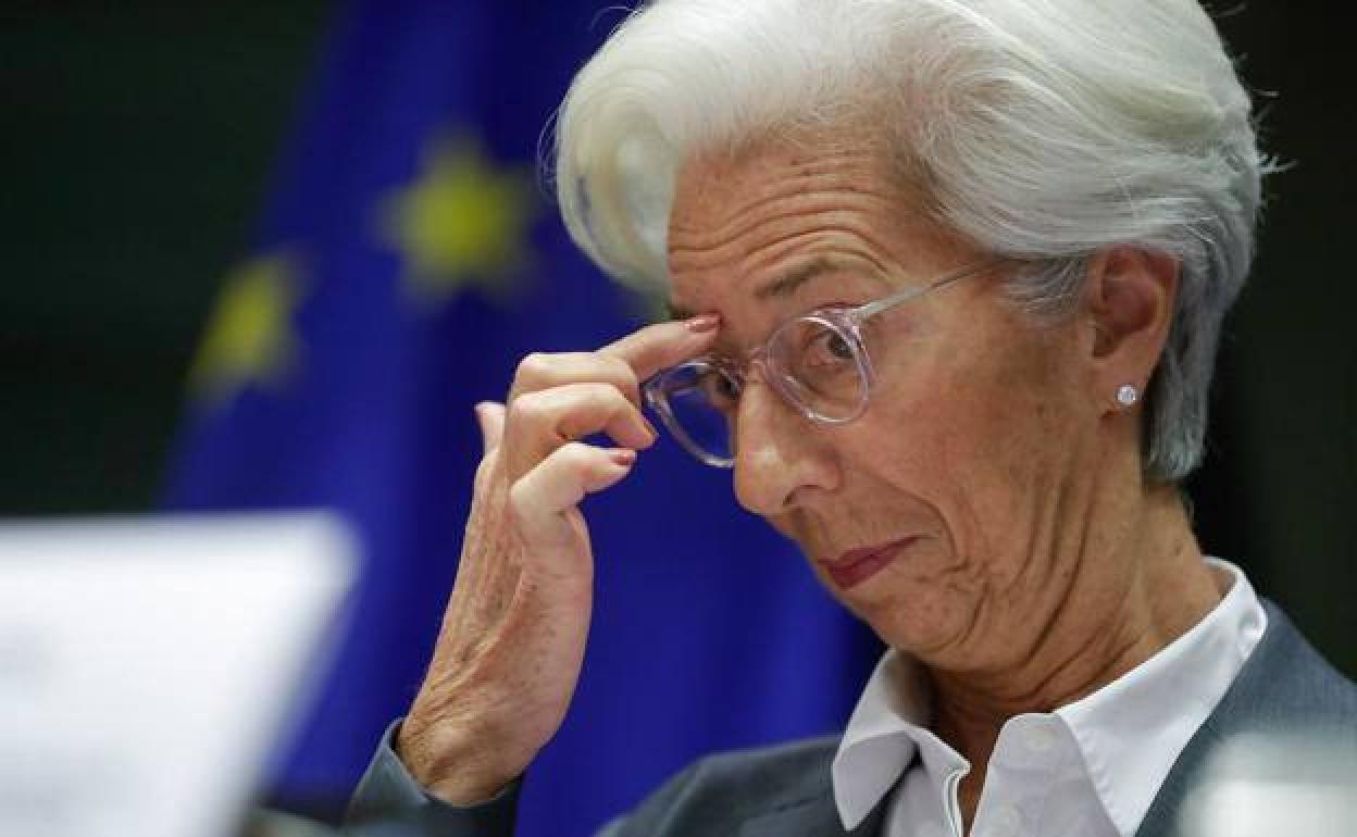 Christine Lagarde, presidenta del BCE. 