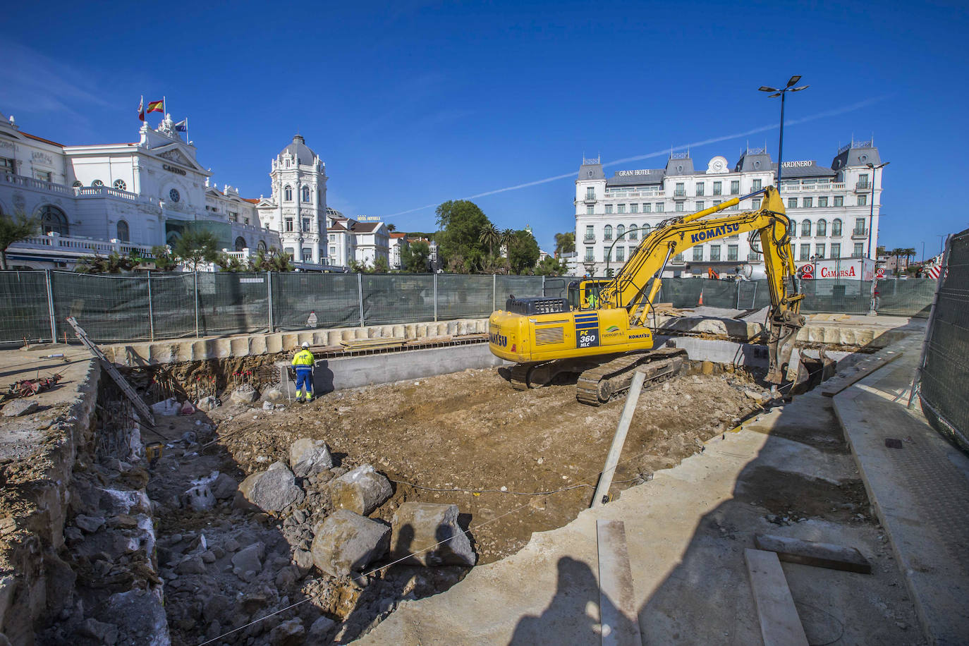 Fotos: Las obras no paran en El Sardinero