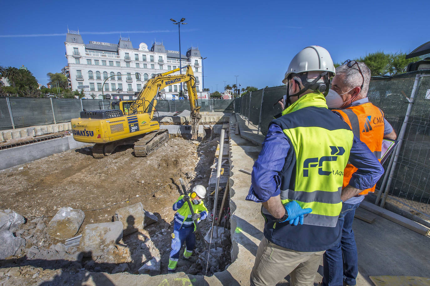 Fotos: Las obras no paran en El Sardinero