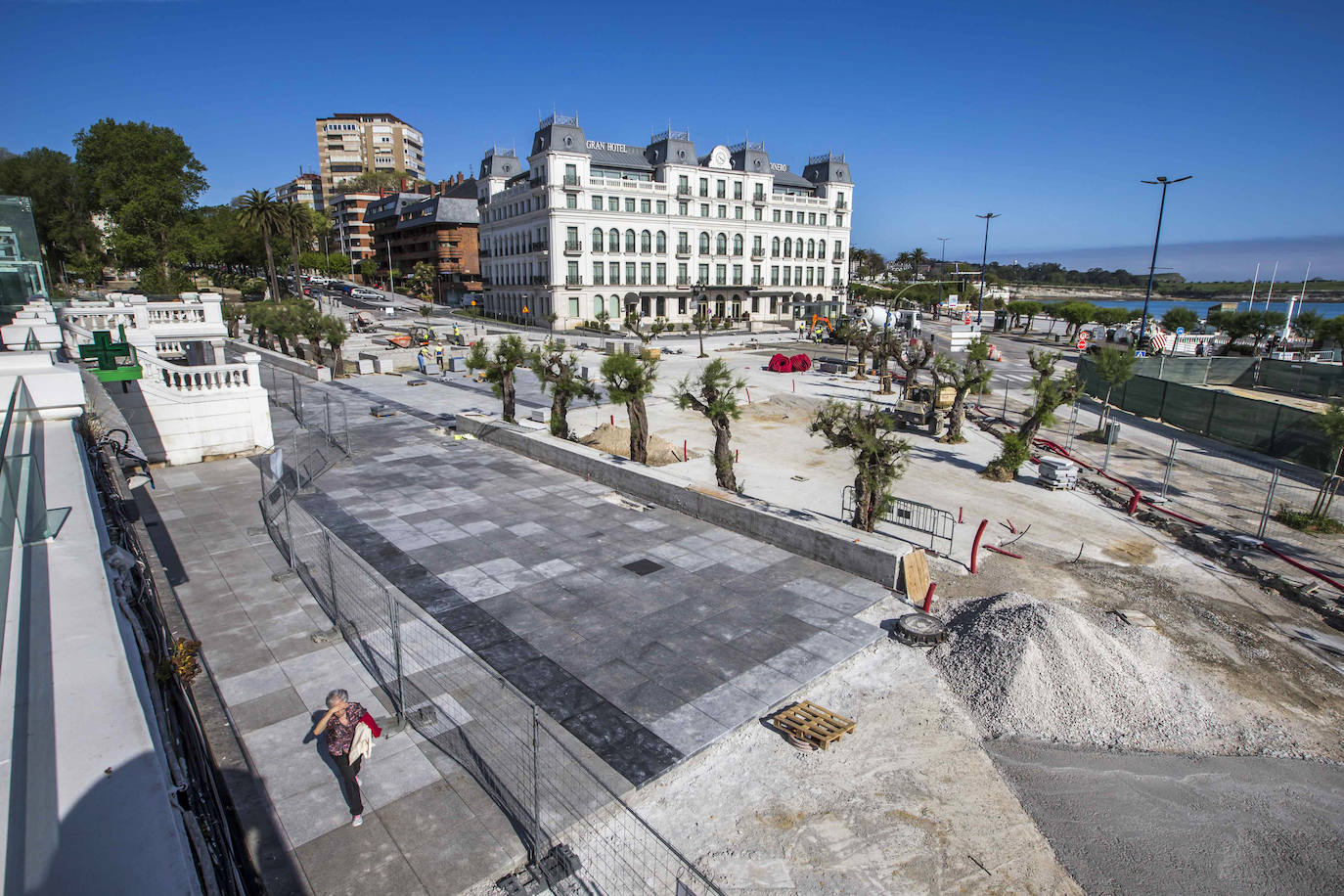 Fotos: Las obras no paran en El Sardinero