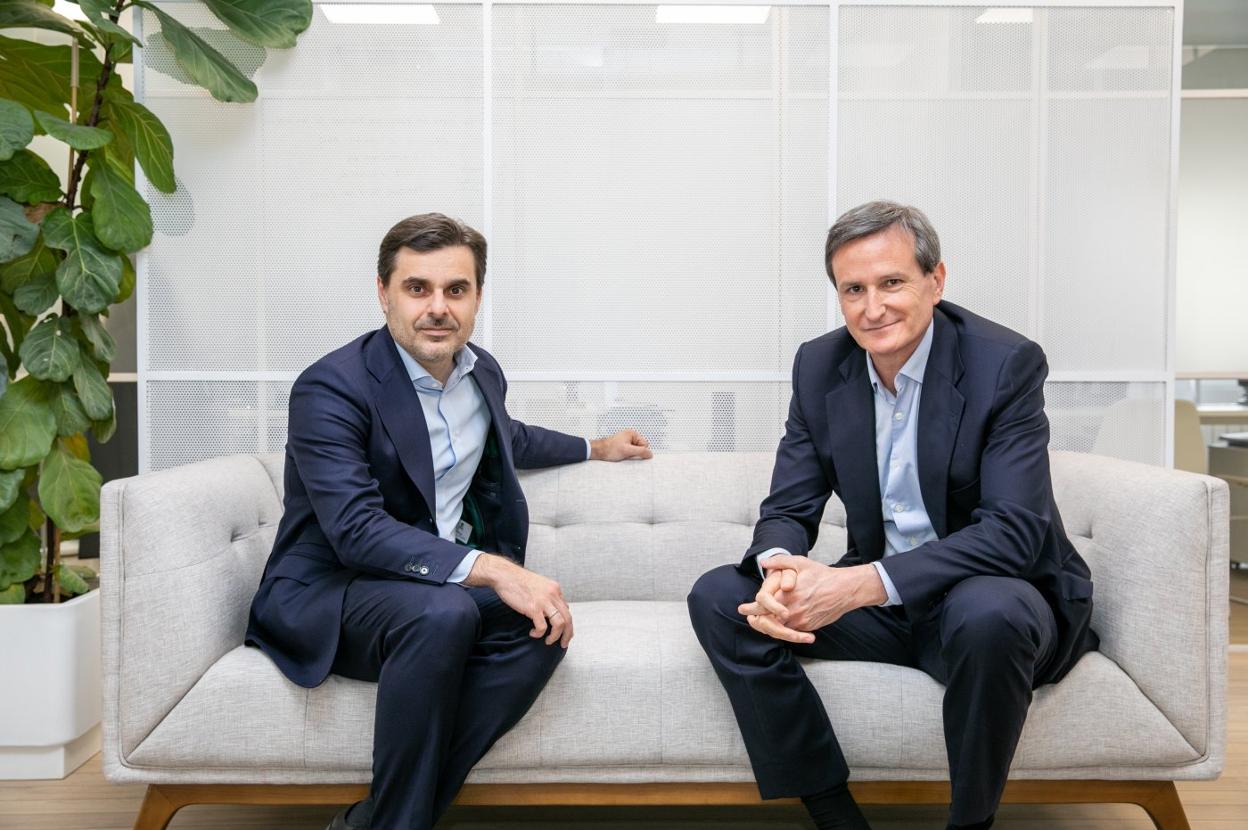 Borja Oyarzábal y Borja Pérez Arauna, impulsores de Tres Mares Capital. DM