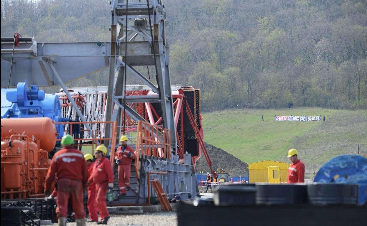 Explotación de 'fracking' de Chevron 